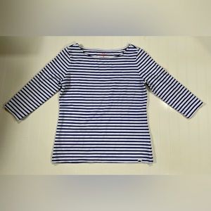 Vineyard Vines Blue & White Striped Top Size Medium